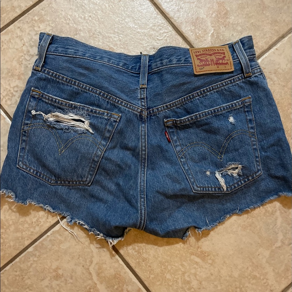 Denim Levi’s shorts